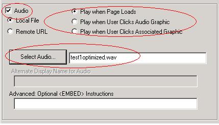 Adding a sound file 