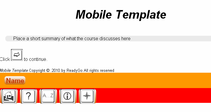 Touch-Orange Template - Front Page