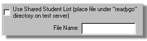 Sharing a student registration list 